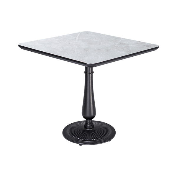브리즈 진그레이 대리석 카페 인테리어 주물 원형 테이블800
